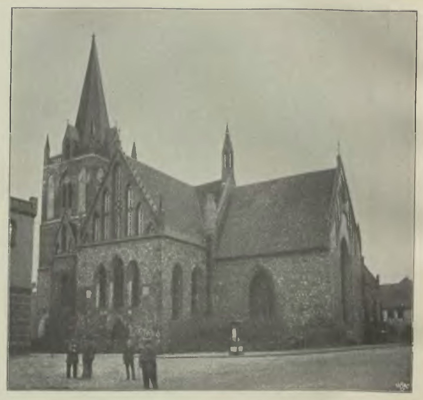 Kościół farny św. Mikołaja, dziś Narodzenia Najświętszej Maryi Panny, na fotografii opublikowanej w 1902 r.