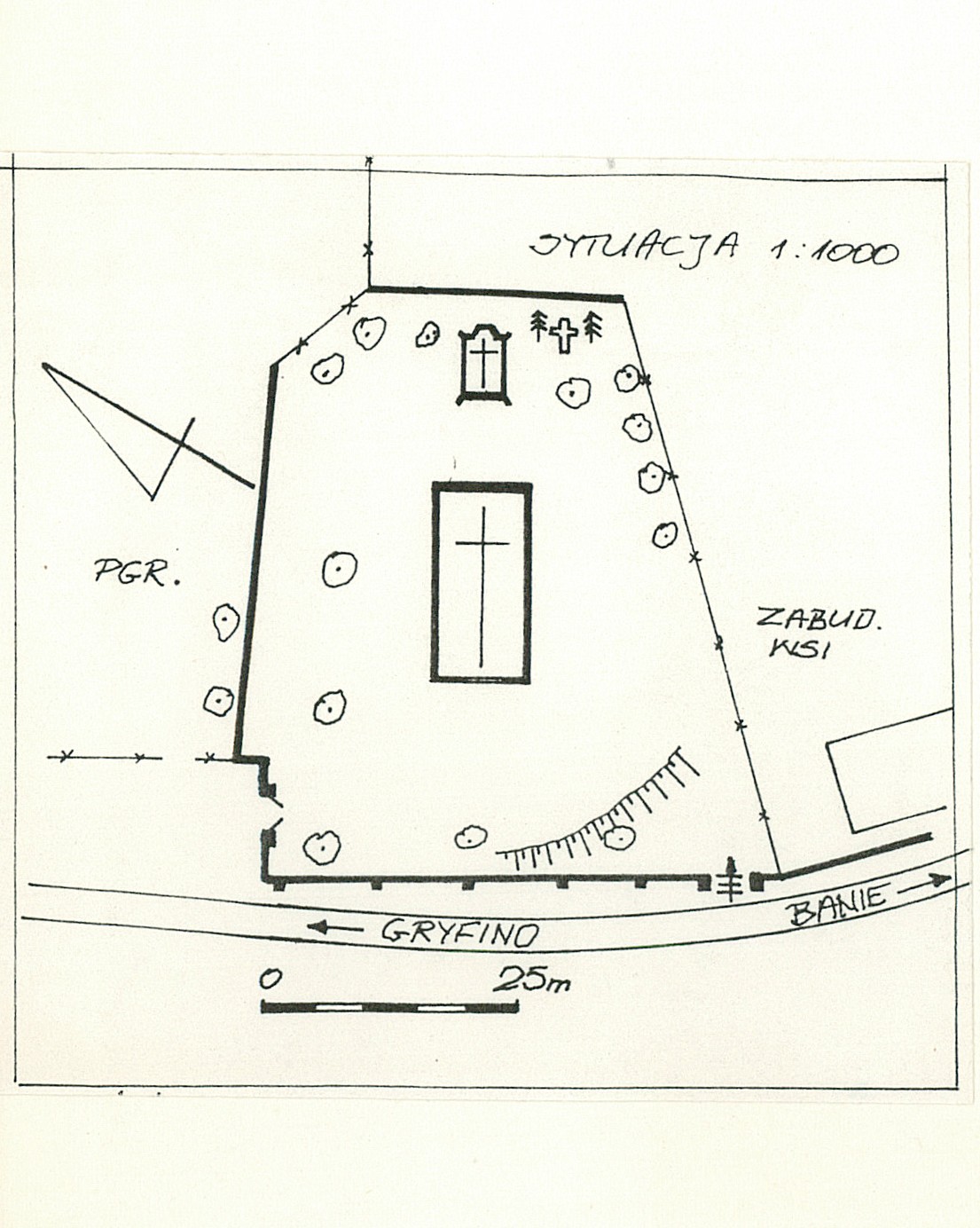 Sytuacja (skala 1:4000)